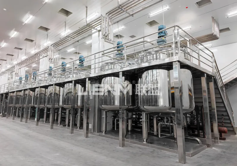 Project: LIENM 60 Vacuum Emulsifying Tanks Project for Jiangmen Zhenbao Group (7)